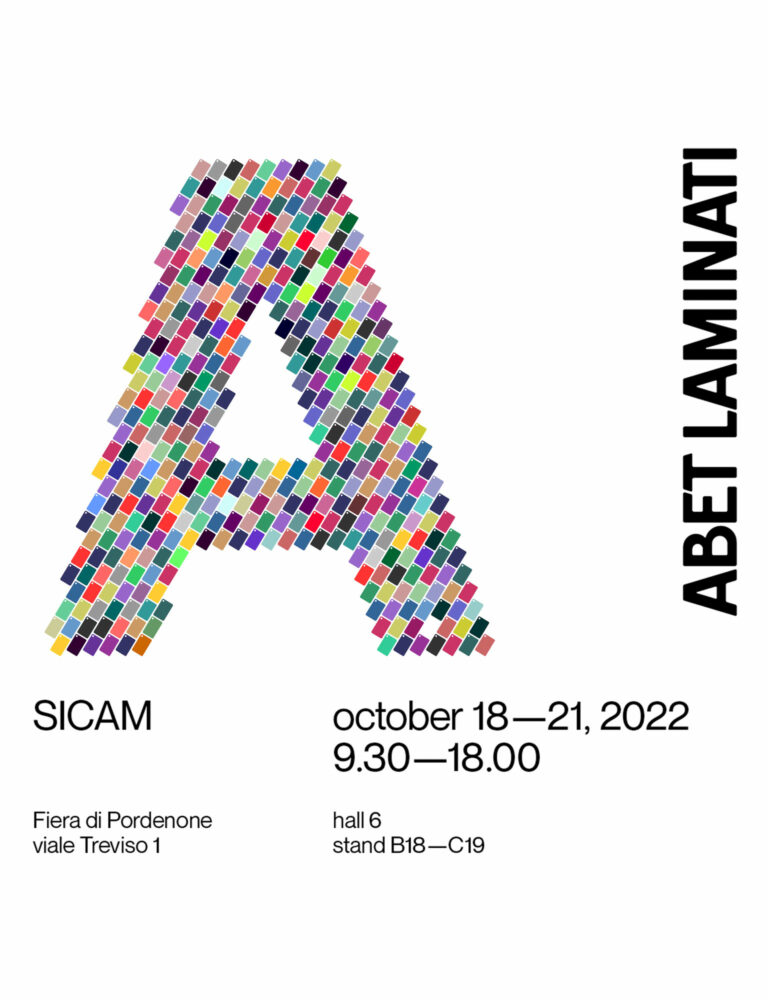 Sicam 2022, Abet Laminati focuses on finishes and new decors