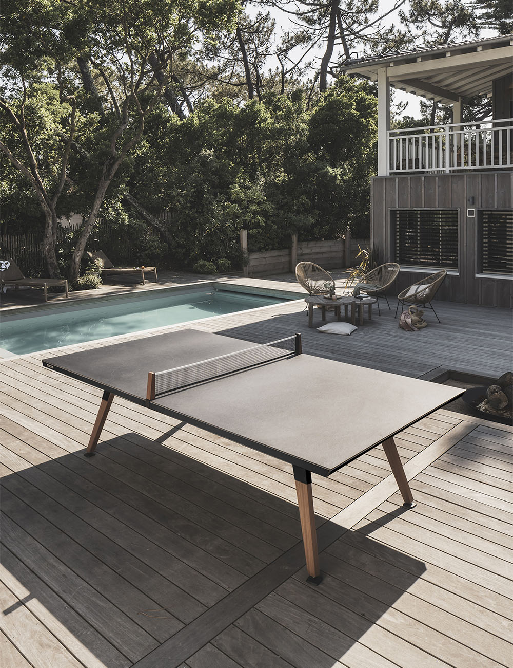 Ping Pong table made with Stratificato HPL Laminate by Abet Laminati