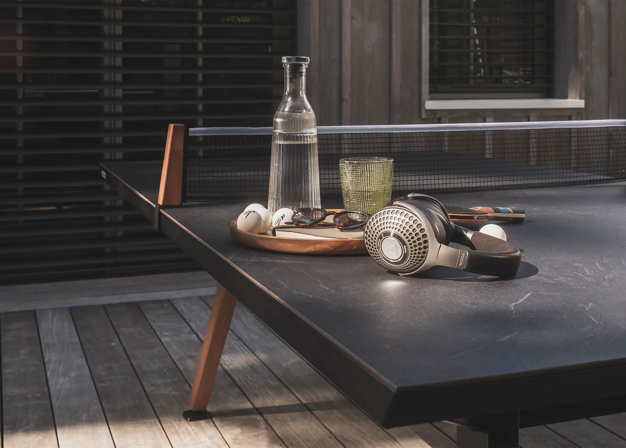 Ping Pong table made with Stratificato HPL Laminate by Abet Laminati