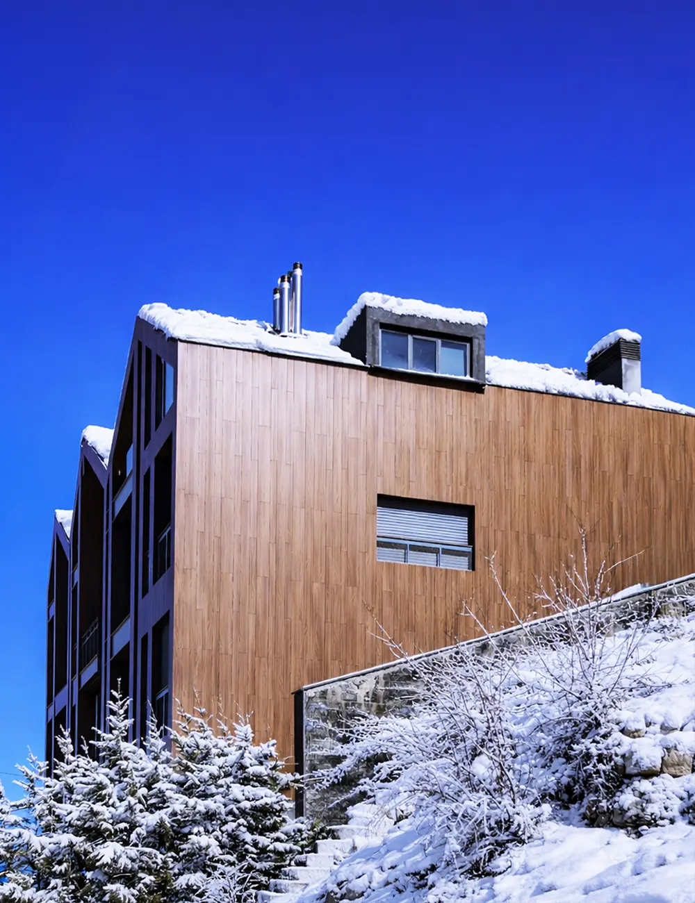 Vanlian Residences - Abet Laminati MEG 1389 – Noce Iseo